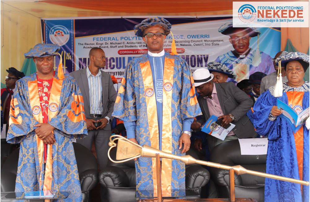 1000px x 650px - FEDERAL POLYTECHNIC NEKEDE HOLDS 44TH MATRICULATION IN STYLE | News Federal  Polytechnic Nekede Owerri